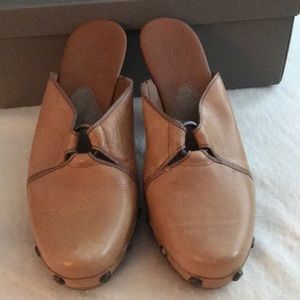 Cole Haan leather clogs